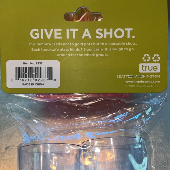Hotshots party shot glasses-4 colors-8/package-2 x 8 = 16 total-1.5 ounce-NWT - Picture 10 of 11